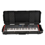 SKB 3i-4214-KBD iSeries waterproof 61-note keyboard case with padded interior and secure latches for protection and transport.