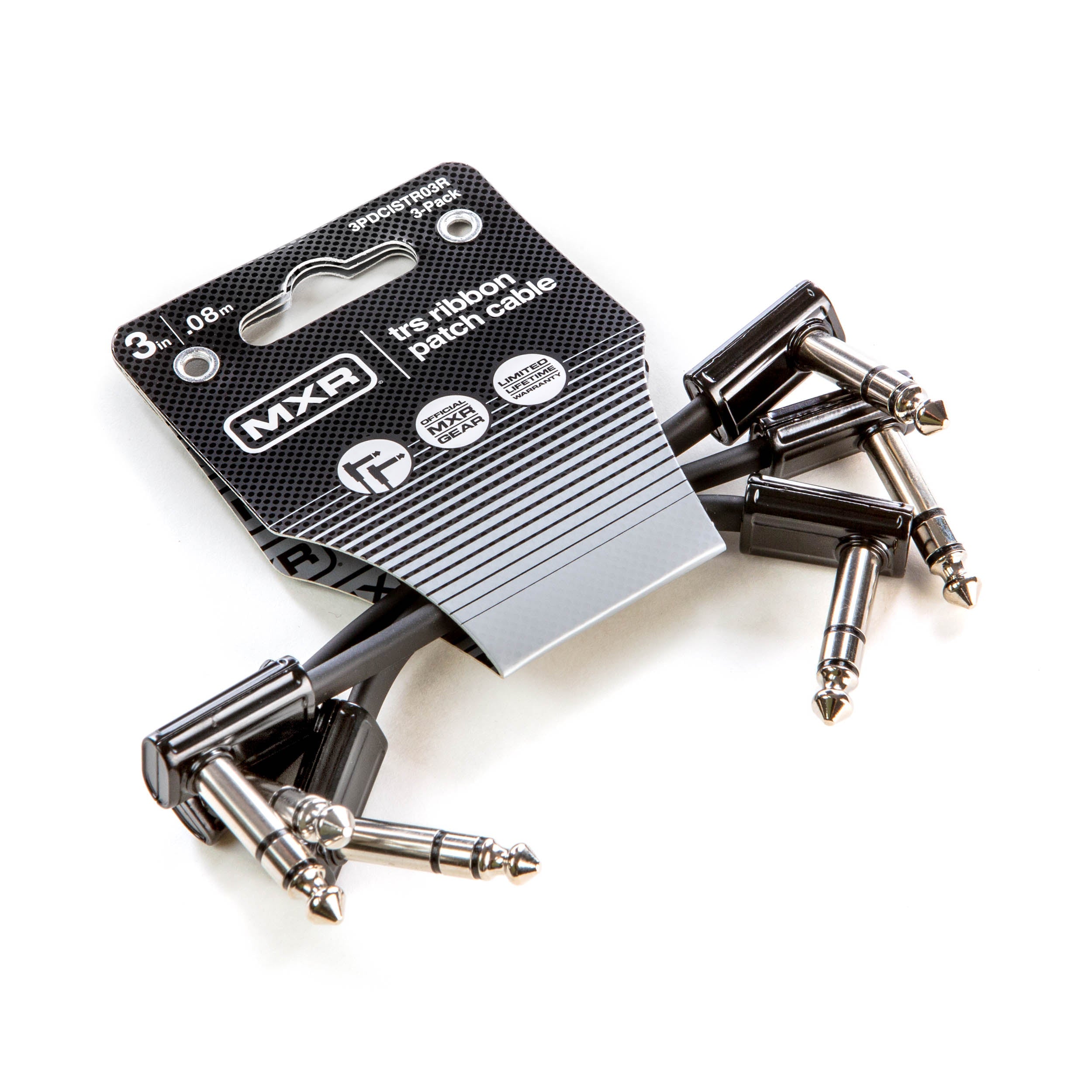MXR Ribbon Trs Patch Cable 3"-