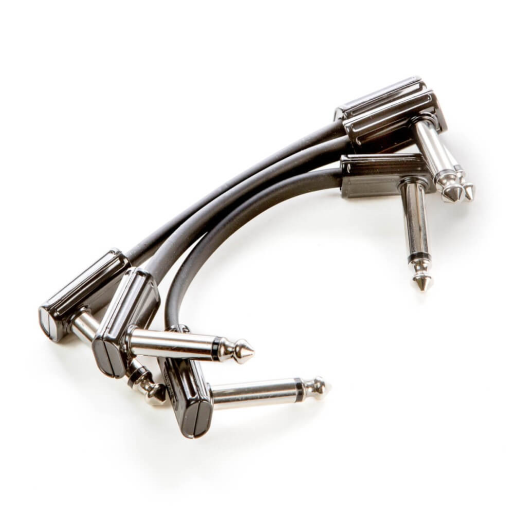 MXR 3PDCPR03 3 Inch Ribbon Patch Cable - 3 Pack
