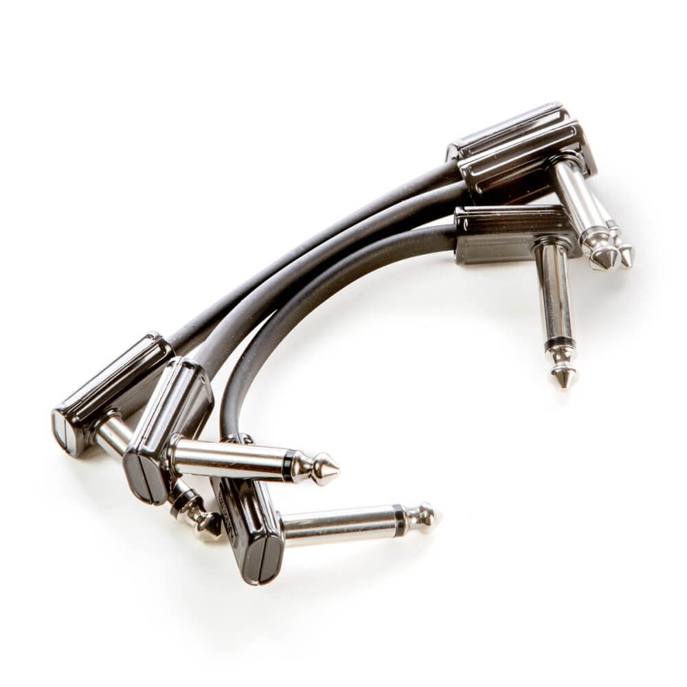 MXR 3PDCPR03 3 Inch Ribbon Patch Cable - 3 Pack