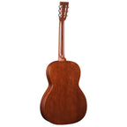 Martin 00015SM 15 Series auditorium acoustic guitar with mahogany body and neck, showcasing its rich wood grain and elegant design.