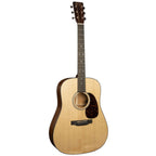 Martin D-16E 16 Series dreadnought acoustic guitar with E1 electronics, showcasing a rich wood finish and detailed craftsmanship.