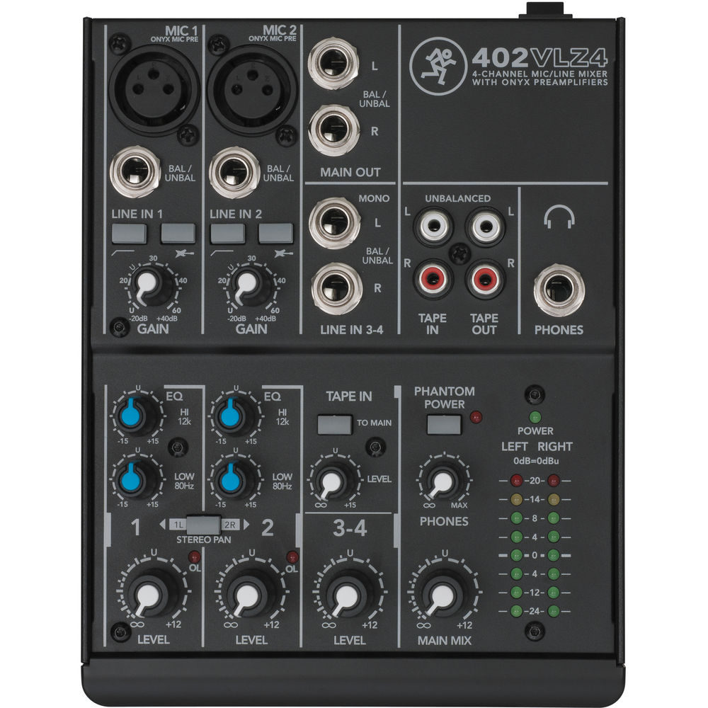 Mackie 402VLZ4 4-Channel Ultra Compact Mixer
