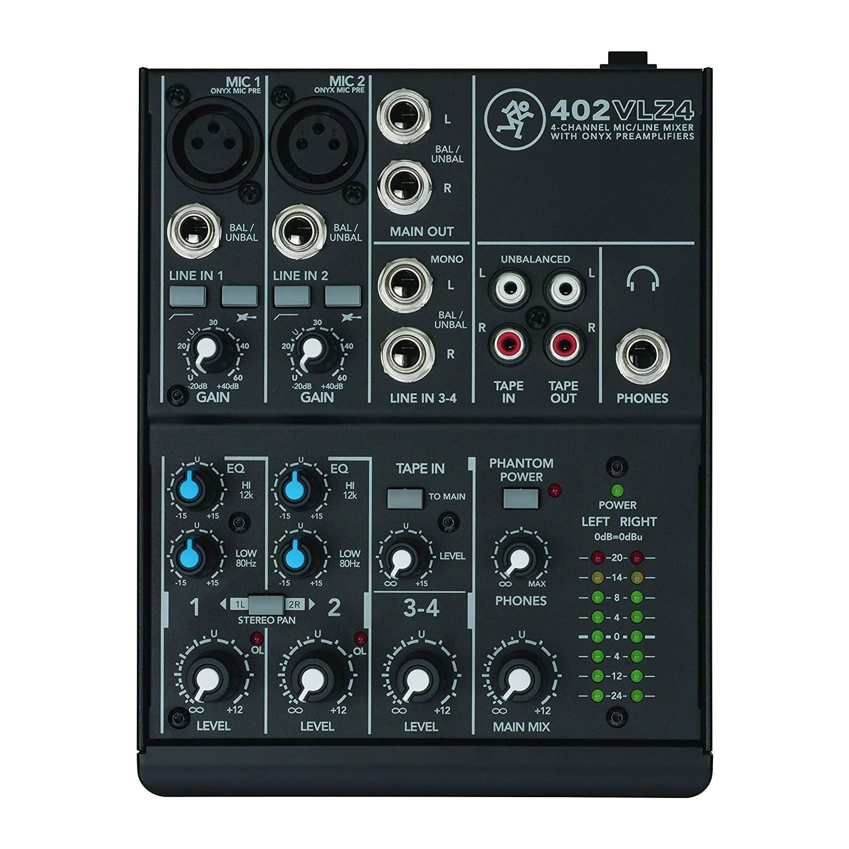 Mackie 402VLZ4 4-Channel Ultra Compact Mixer