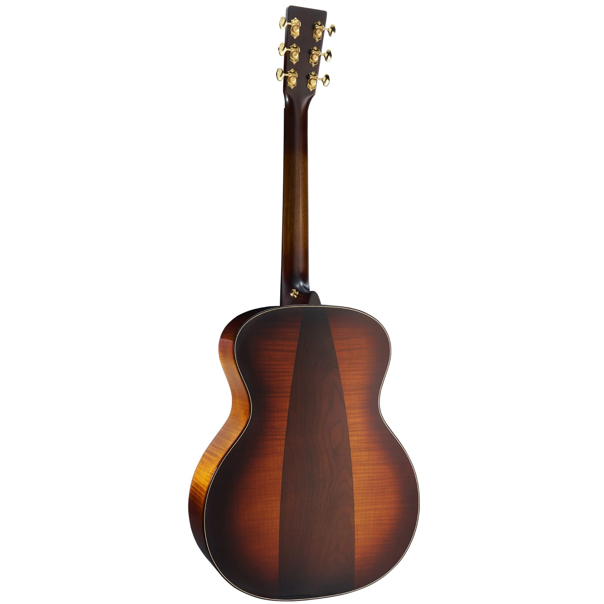 Martin GPE Inception Maple acoustic guitar with a natural wood finish, showcasing its grand performance design and sustainable craftsmanship.