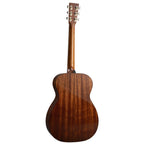 Martin 00-DB Jeff Tweedy Signature Edition acoustic guitar with a deep body, showcasing its natural wood finish and detailed craftsmanship.