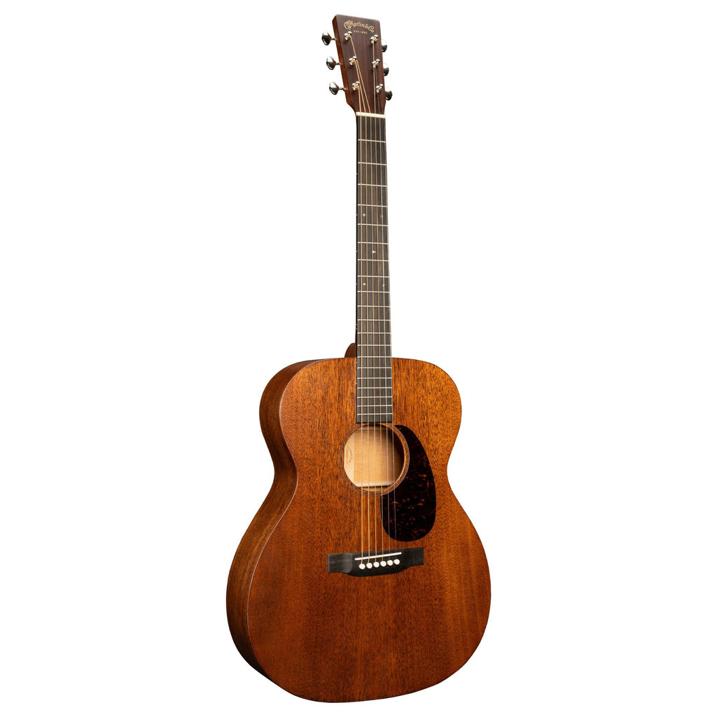 Martin 000-17 Standard Series auditorium acoustic guitar with mahogany body and natural finish, shown in a close-up view.