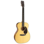 Martin 00018 Standard Series auditorium acoustic guitar with a rich wood finish and six steel strings, shown from a front angle.