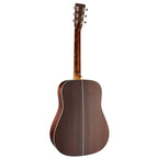 Martin D-28 Satin 1935 Sunburst acoustic dreadnought guitar from the Standard Series, showing its rich sunburst finish and dreadnought shape.