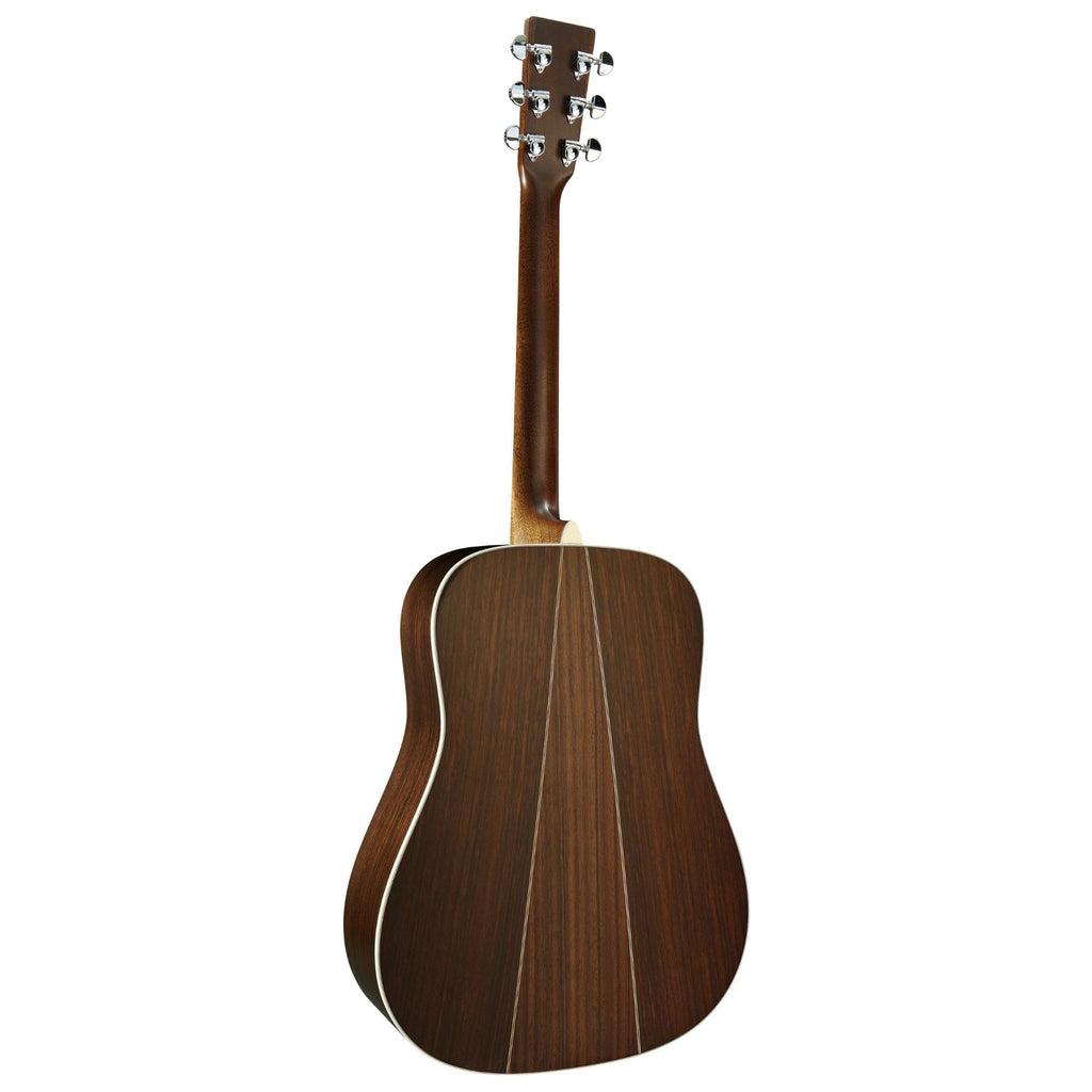 Martin D35 Standard Series dreadnought acoustic guitar with a rich wooden finish and six steel strings, shown from the front.
