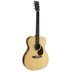 Martin OM28 Standard Series acoustic guitar with a rich wood finish and detailed craftsmanship, showcasing the orchestra model design.