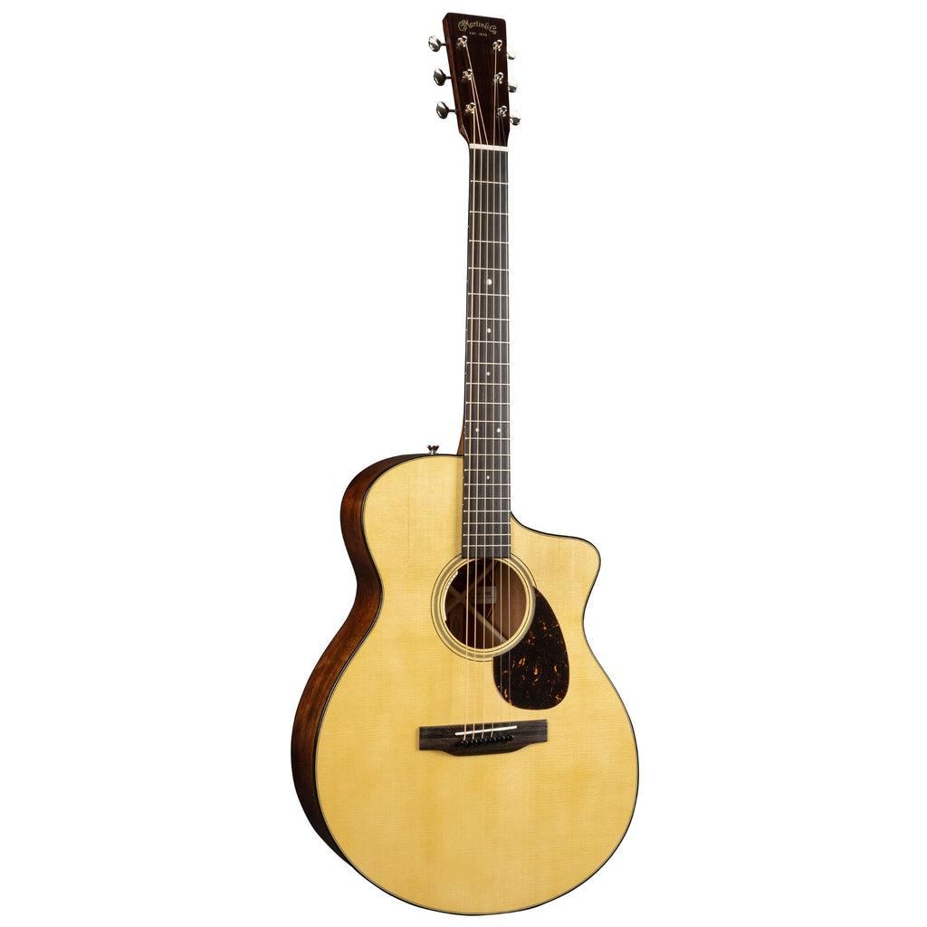 Martin SC-18E Standard Series stage cutaway acoustic electric guitar with natural wood finish and built-in electronics.