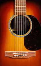 Martin X Series D-X2E Acoustic Guitar in Ziricote Burst