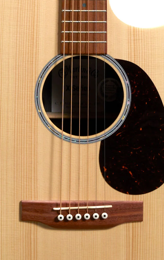 Martin X Series GPC-X2E Cocobolo Acoustic Guitar in Natural