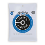 Martin MA550 authentic acoustic guitar strings, 13-56 phosphor bronze, medium gauge, designed for rich, full sound.