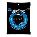 Martin Kovar Medium Acoustic Strings 13-56 Nickel/Cobalt set with six steel guitar strings arranged on a white background.