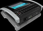 Behringer X Air X18 compact digital mixer with touchscreen, knobs, and input/output ports for professional audio mixing.