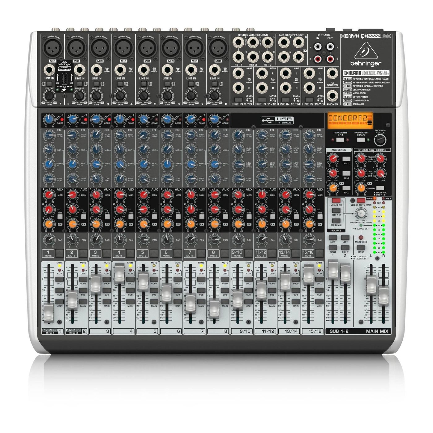 Behringer Xenyx QX2222USB Mixer