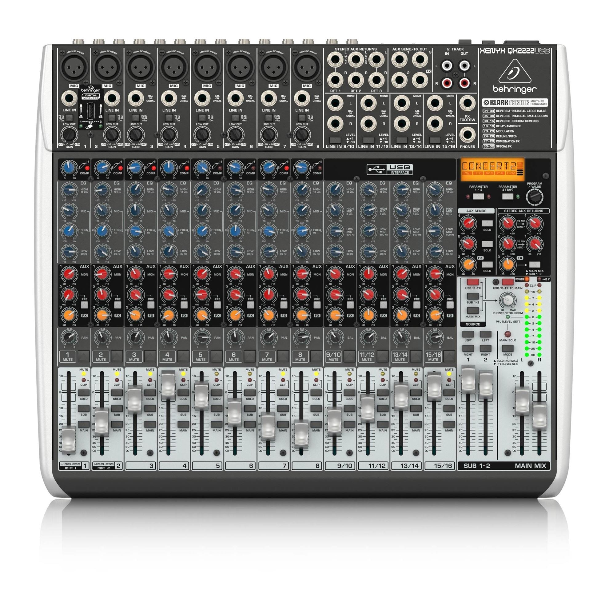 Behringer Xenyx QX2222USB Mixer