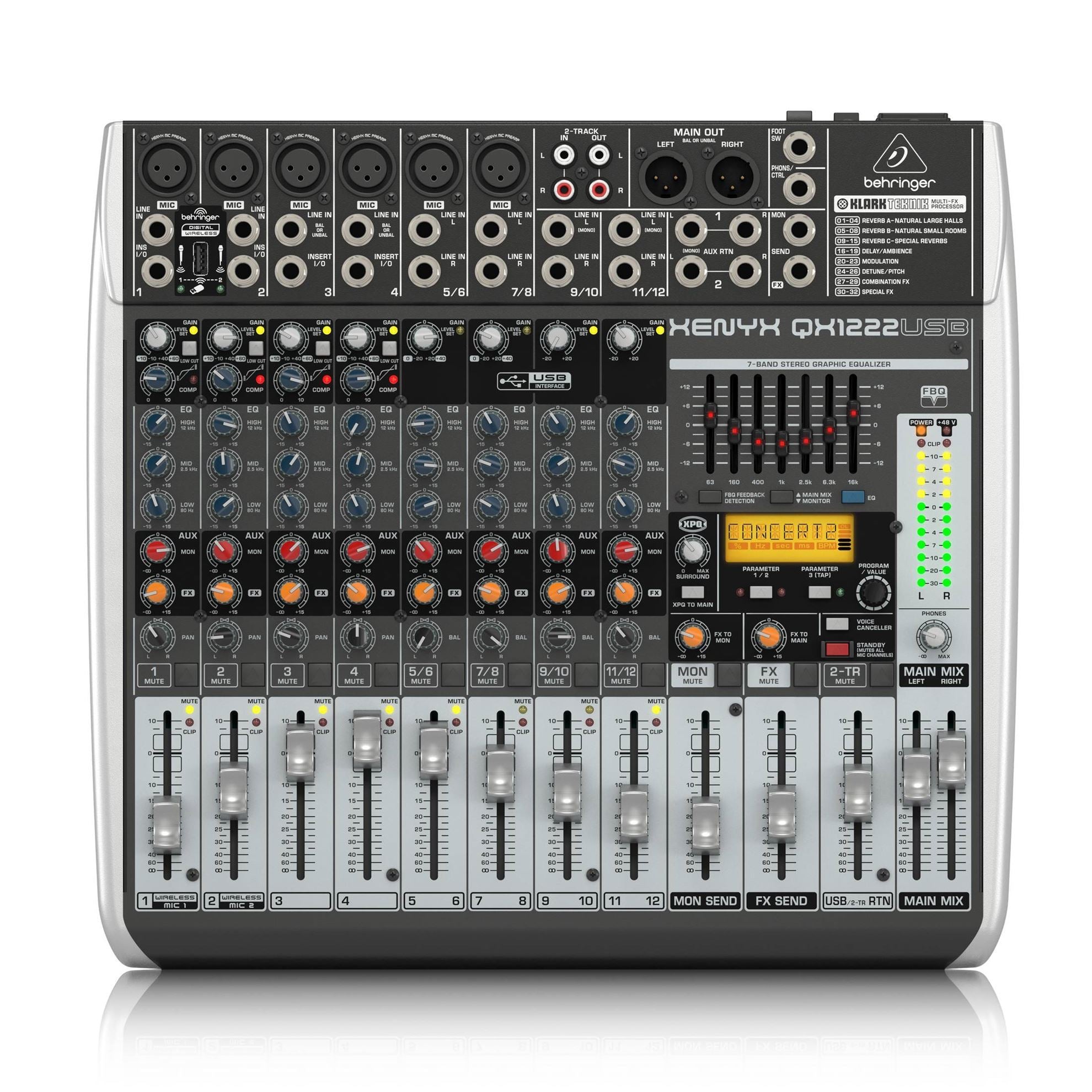 Behringer Xenyx QX1222USB Mixer