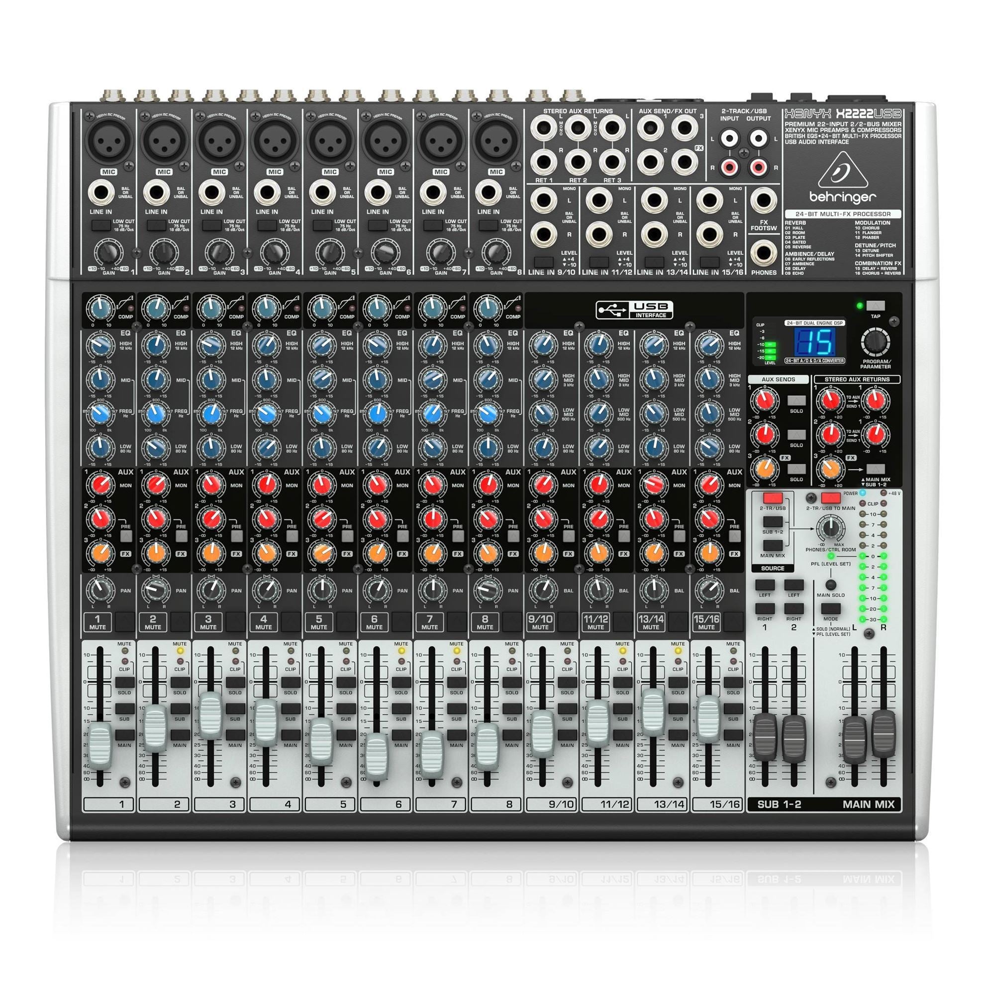 Behringer Xenyx X2222USB Mixer