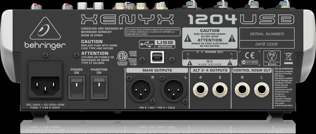 Behringer Xenyx 1204USB Mixer