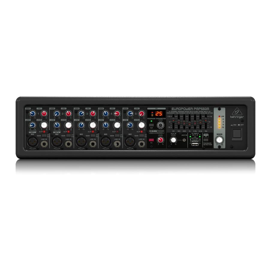 Behringer Europower PMP550M 5 Channel Powered Mixer (500 Watt)