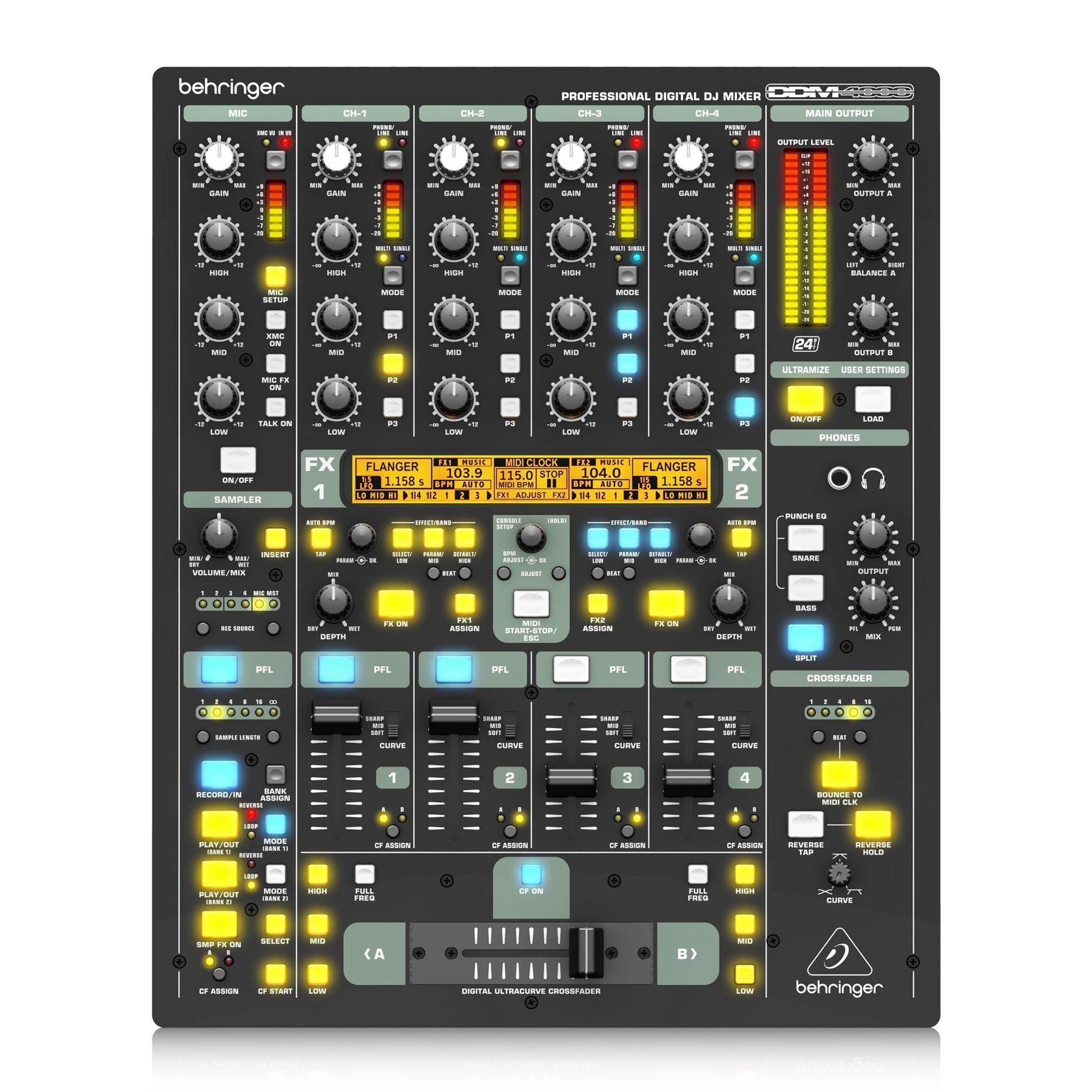 Behringer DDM4000 Digital Pro DJ Mixer