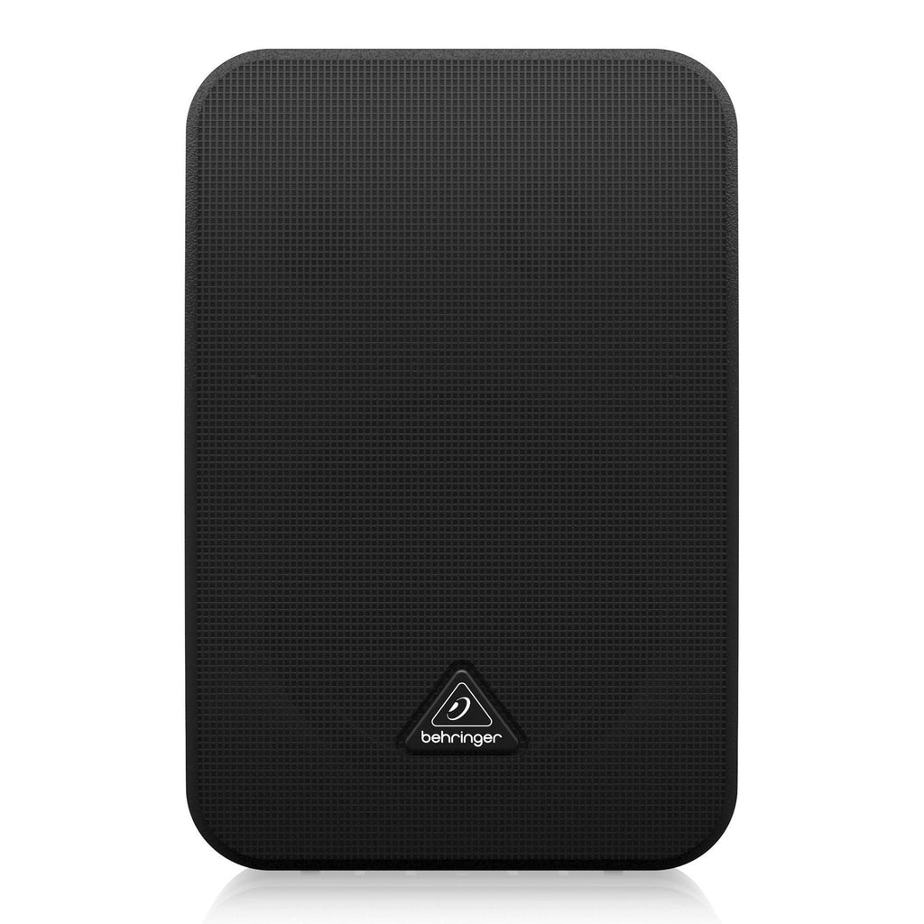 Behringer 1C-BK 5-inch powered studio monitor speakers pair with black finish, suitable for professional audio production.