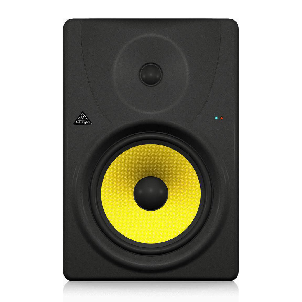 Behringer TRUTH B1031A 8-inch studio monitor speaker showing the black speaker enclosure and front grille.
