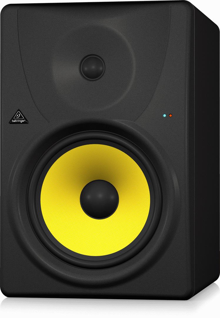 Behringer TRUTH B1031A 8-inch studio monitor speaker showing front view with speaker grille and controls