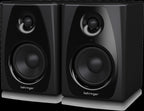 Behringer Studio 50USB 5-inch studio monitor speakers pair with black enclosures and detailed speaker cones for professional audio.