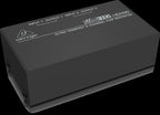 Behringer MicroHD HD400 Hum Destroyer live outboard audio processor with control knobs and input/output jacks.
