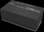 Behringer MicroHD HD400 Hum Destroyer live outboard noise suppressor with input and output jacks, compact design for audio clarity.