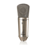 Behringer B1 large diaphragm studio microphone with black metal body and cardioid capsule for professional recording.