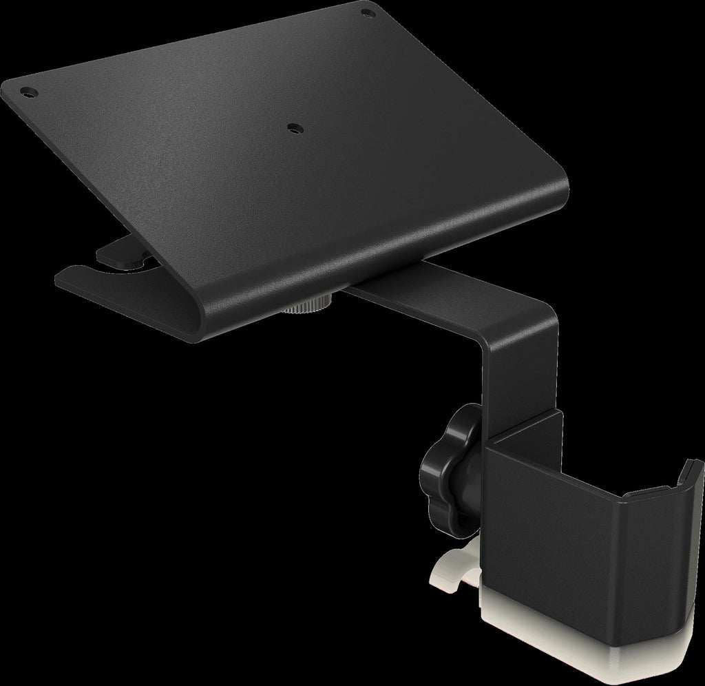 Behringer Powerplay 16 P16-MB bracket for stands and accessories, shown with mounting hardware and adjustable components.