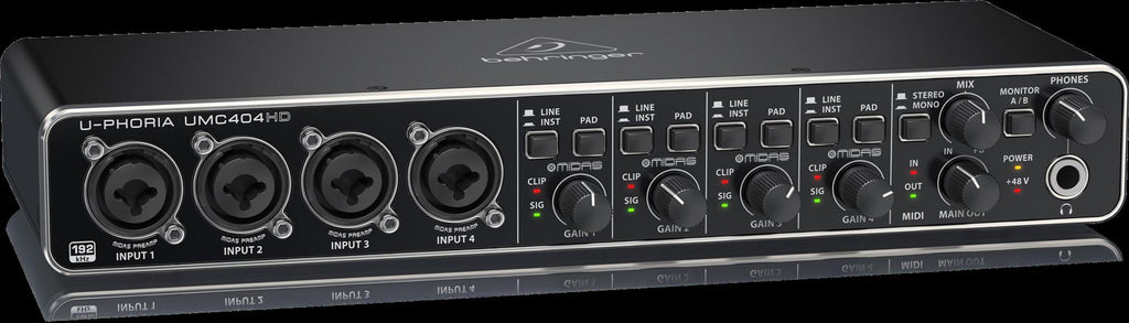 Behringer U-Phoria UMC404HD Interface