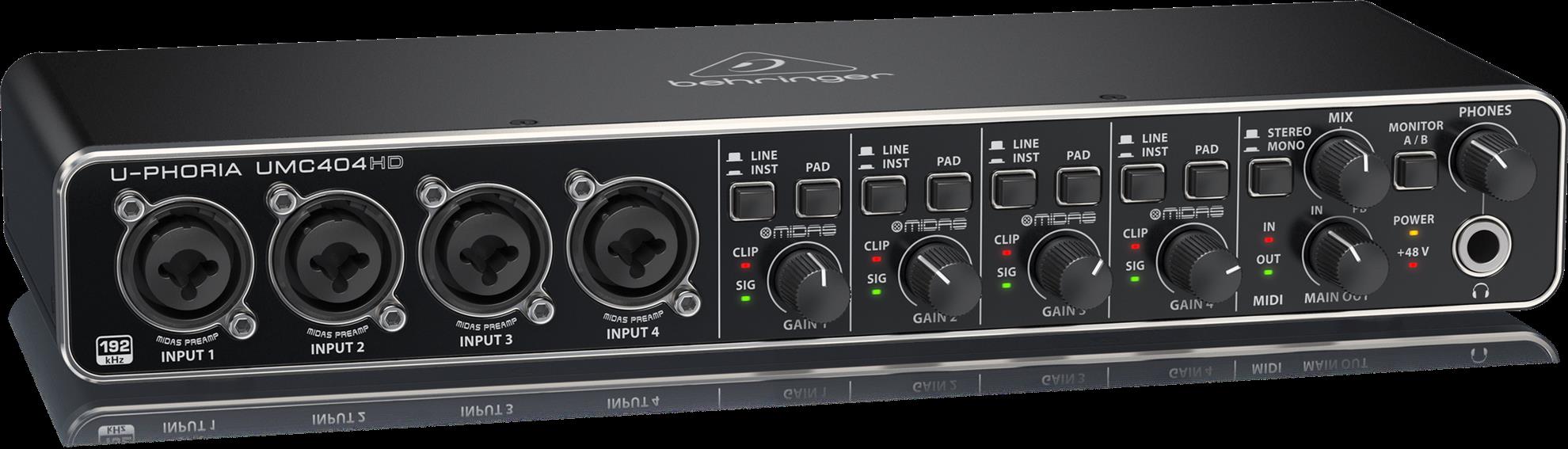 Behringer U-Phoria UMC404HD Interface