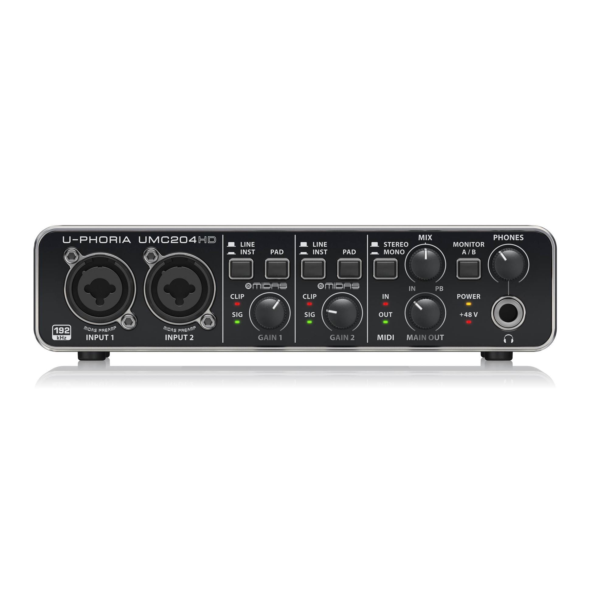 Behringer U-Phoria UMC204HD USB Audio Interface