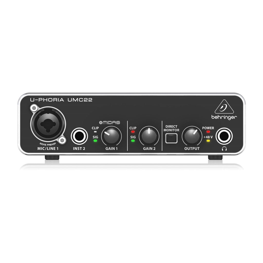 Behringer U-Phoria UMC22 2x2 USB Audio Interface