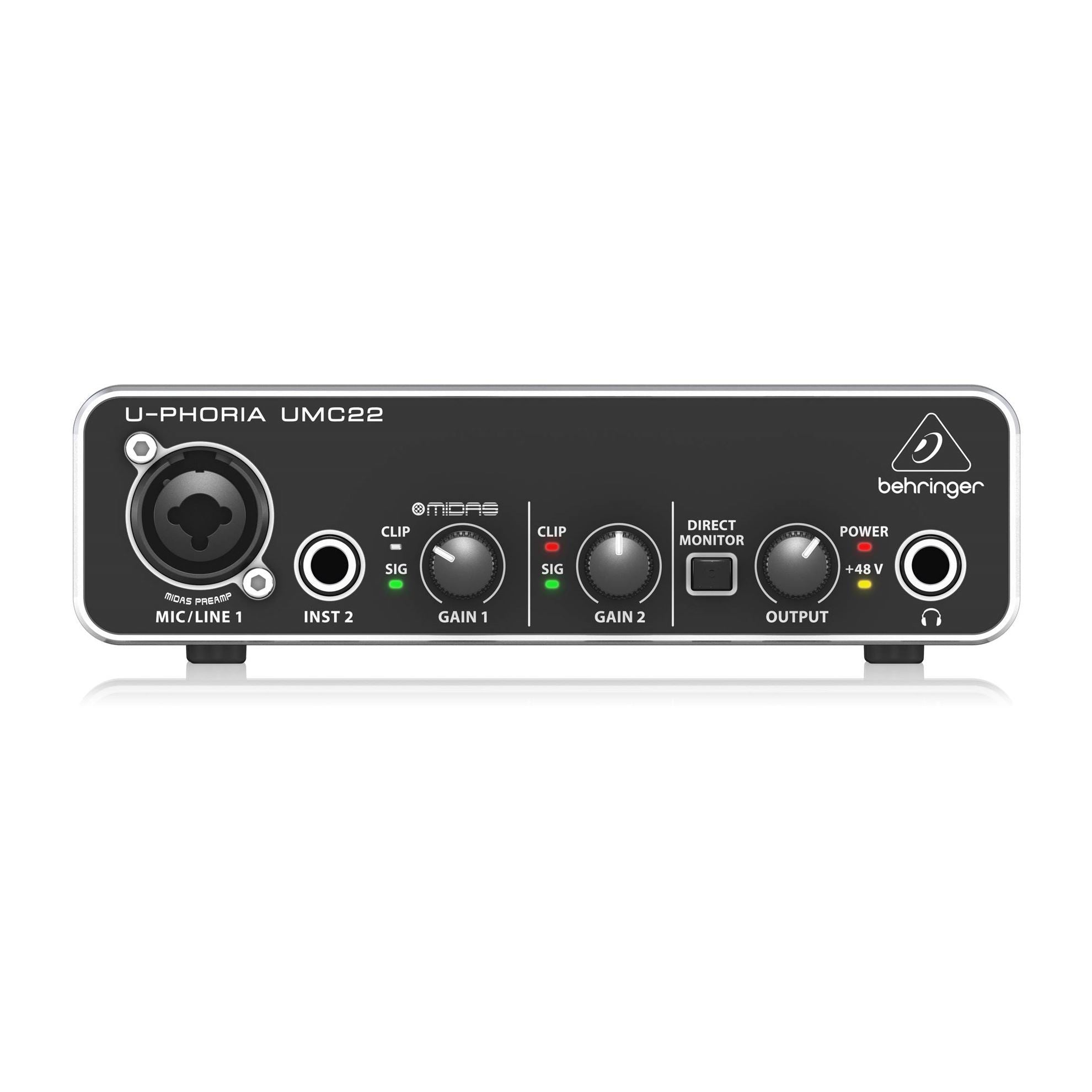 Behringer U-Phoria UMC22 2x2 USB Audio Interface