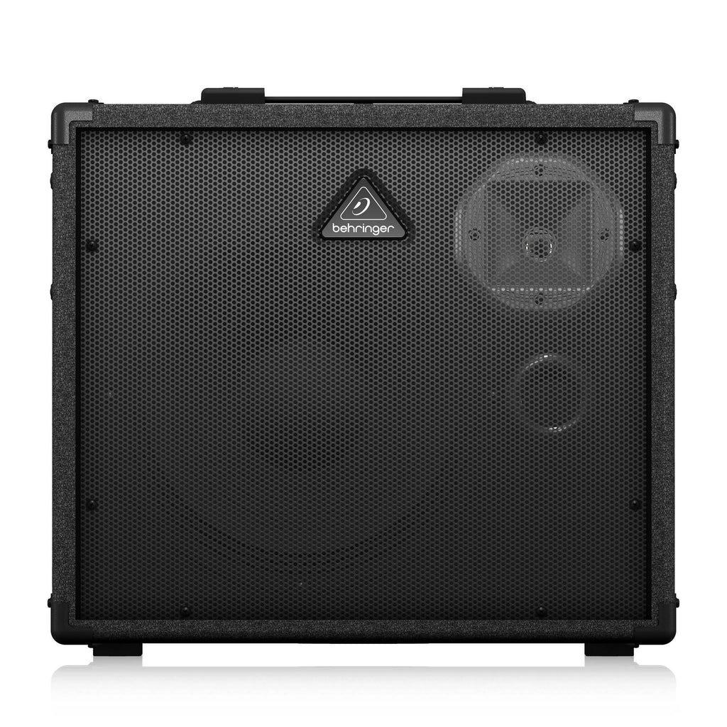 Behringer K900FX Ultratone Keyboard Amp with multi-channel inputs and a robust speaker design.