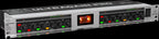 Behringer Ultragain Pro MIC2200 studio outboard preamp with dual channels and control knobs for professional audio recording.