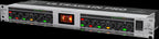 Behringer Ultragain Pro MIC2200 studio outboard preamp with dual channels and control knobs for professional audio quality.