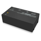 Behringer PS400 MicroPower ultra-compact phantom power supply for live outboard audio equipment, shown in the image.