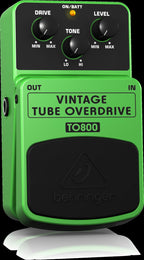 Behringer TO800 Vintage Tube Overdrive Effects Pedal