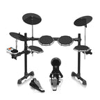 Behringer XD80USB electronic drum kit with multiple drum pads and control module, designed for electronic drumming practice and performance.