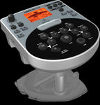 Behringer XD80USB electronic drum kit with drum pads, control panel, and electronic components for immersive drumming experience.