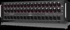 Behringer S32 digital snake interface with input and output ports, used as a PA accessory for audio mixing and stage setup.