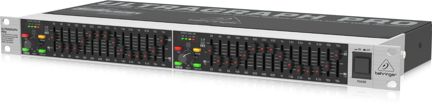 Behringer Ultragraph Pro FBQ1502HD 15-Band Graphic EQ Rackmount